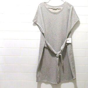 NWT ATHLETA EMBRACE DRESS grey XL pullover stretch comfy athleisure sweat summer